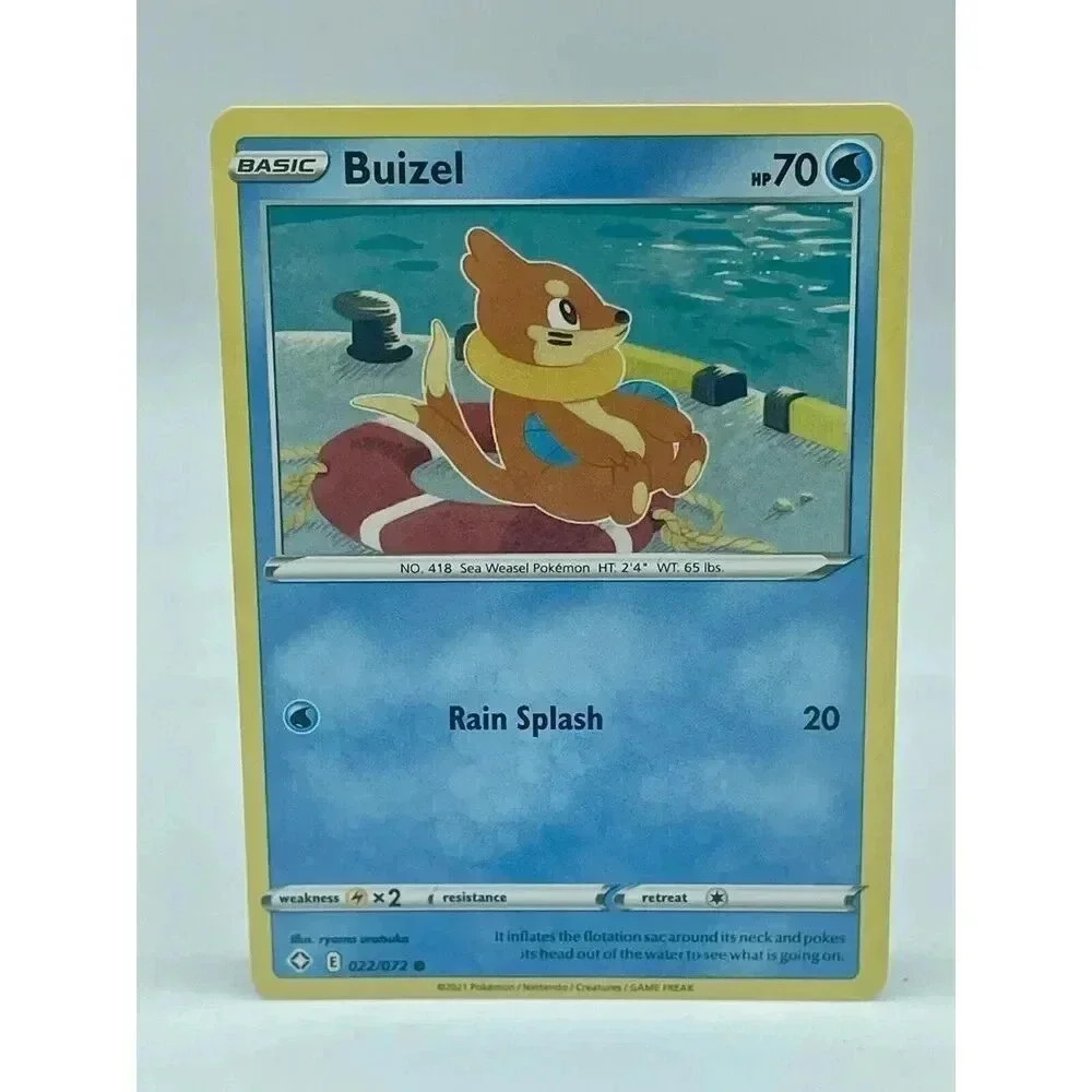Buizel 022/072 Shining Fates Common Non Holo Pokemon TCG Mint Unplayed